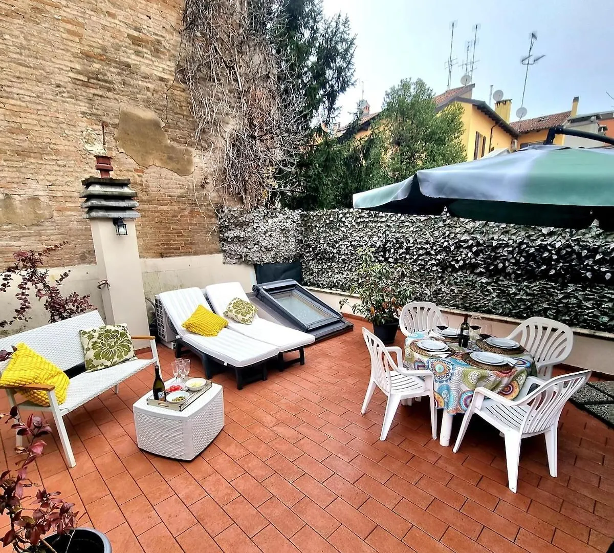 Secret Terrace Downtown Loft, Rooftop Terrace, 2 Bedrooms, Ac Bologna