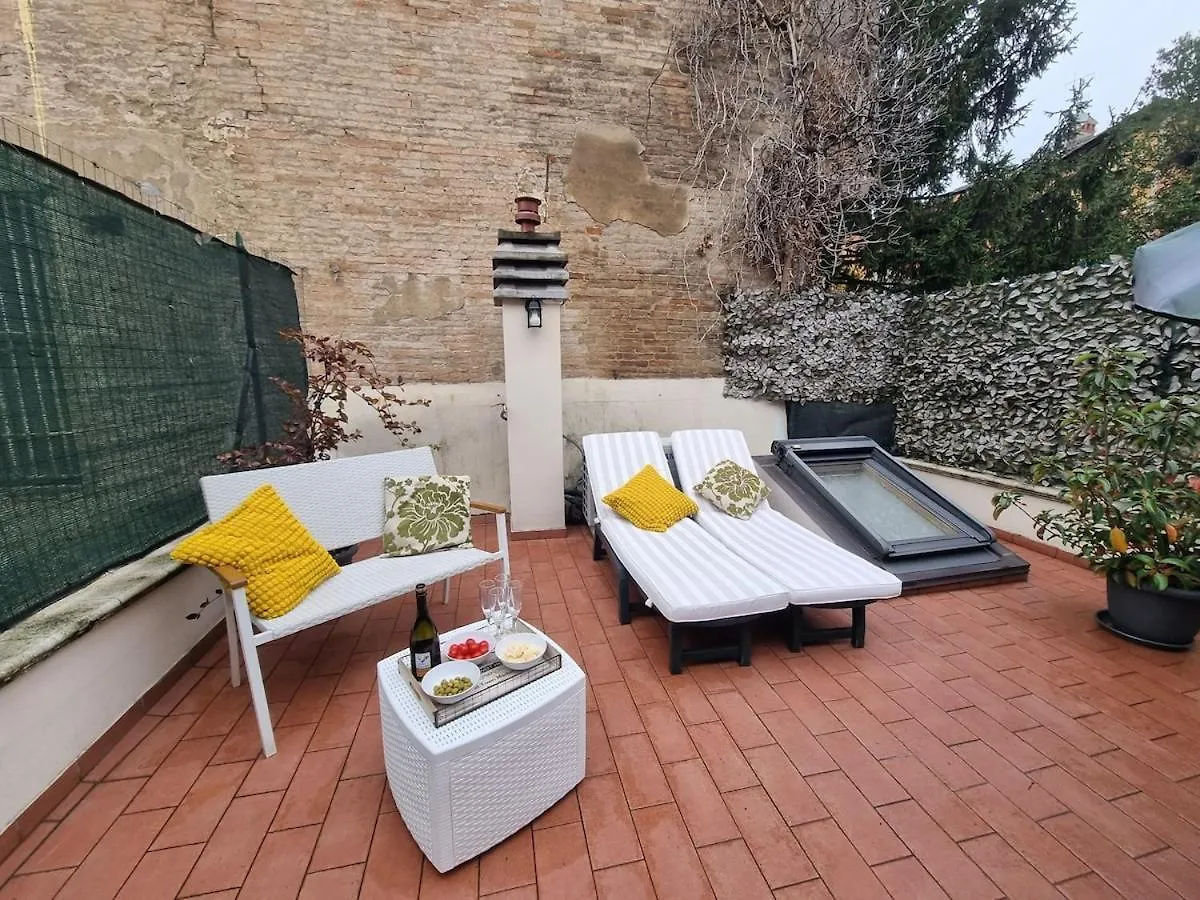Secret Terrace Downtown Loft, Rooftop Terrace, 2 Bedrooms, Ac Bologna Italy